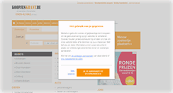 Desktop Screenshot of koopjeskrant.be