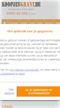 Mobile Screenshot of koopjeskrant.be